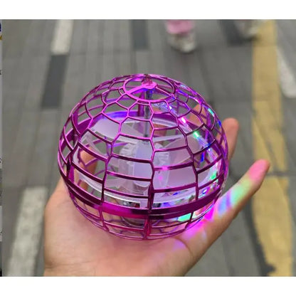 Levitating Induction Flying Ball, Glow Gyro for Fingertip Play, Sports & Outdoor Training Ball
