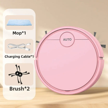 Compact Cordless Rechargeable Vacuum and Mop, Quiet Household Floor Care Gadget, Wet Mopping Sweeper for Desktop & Floor Cleaning, Hair & Dust Particle Pickup