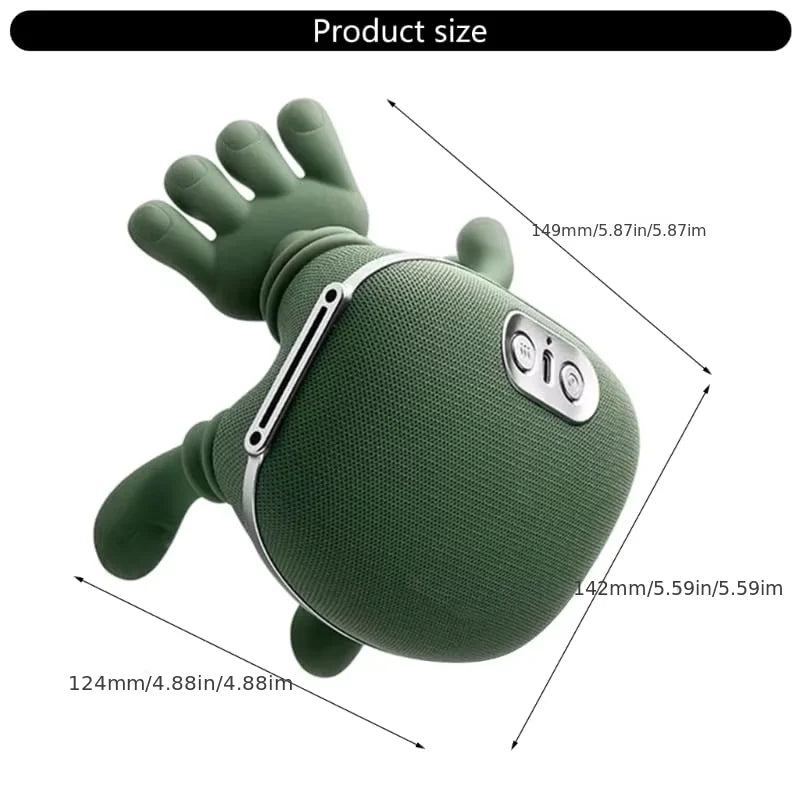 New Shoulder and Neck Massager, Neck Massager, Fully Automatic Charging Finger Press Hand Massager (Without Heating)