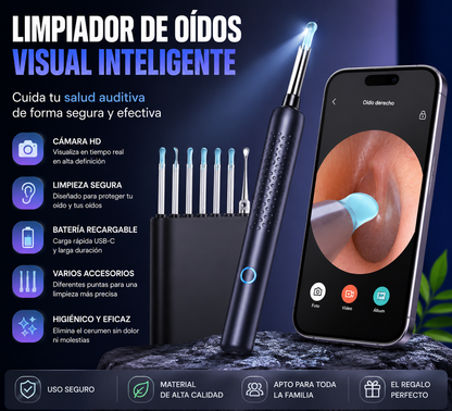 Limpiador de Oídos con Cámara HD
